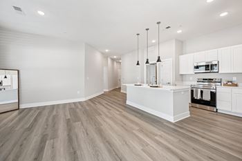 Luxury vinyl plank flooring